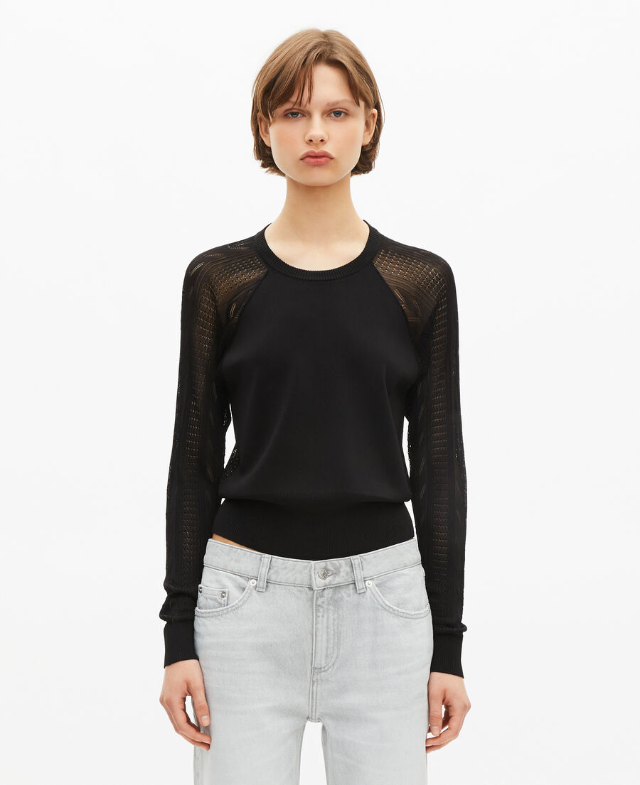 The Kooples FEMME BLACK pull noir