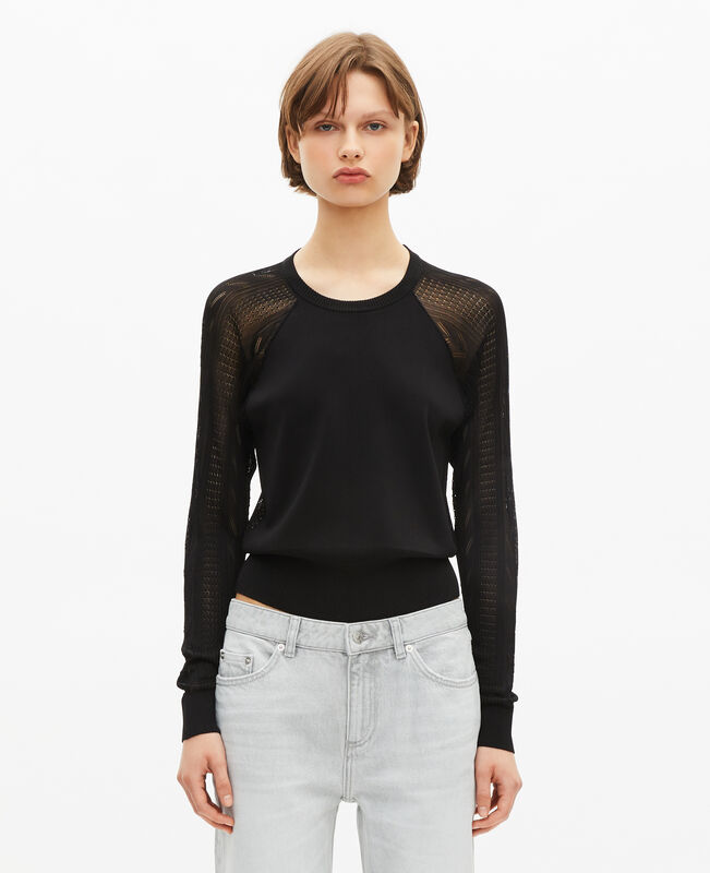 The Kooples FEMME BLACK pull noir