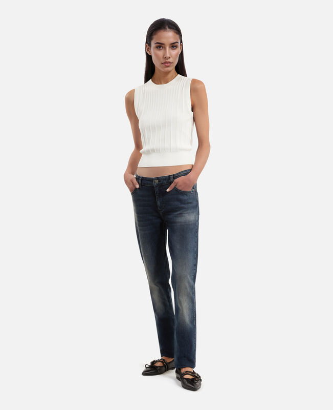 The Kooples FEMME BLUE ELECTRIC jean slim bleu foncé