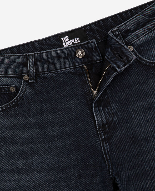 The Kooples FEMME BLUE ELECTRIC jean large bleu foncé