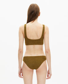 The Kooples FEMME KAKI haut de maillot de bain the kooples x luz brassière kaki