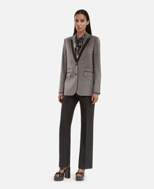 The Kooples FEMME DARK GREY veste tailleur droite grise