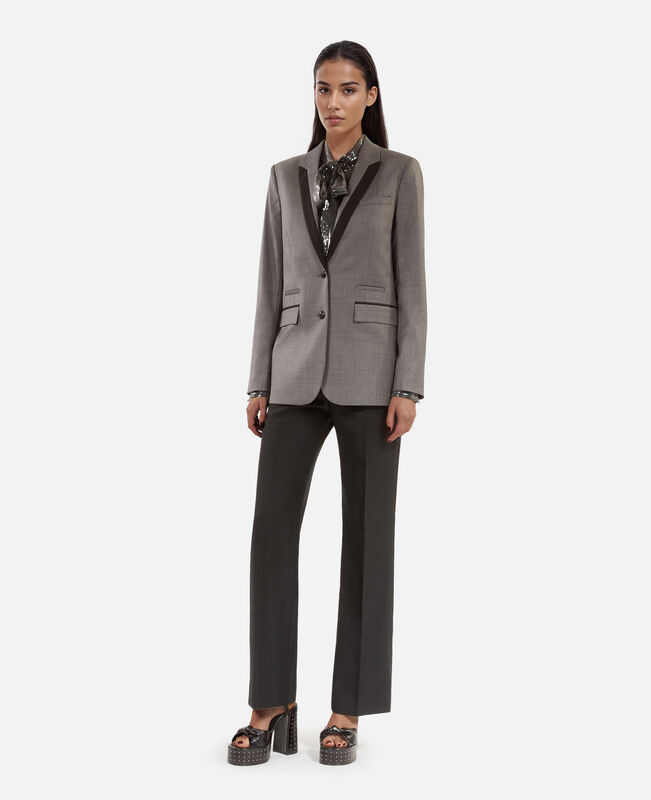 The Kooples FEMME DARK GREY veste tailleur droite grise
