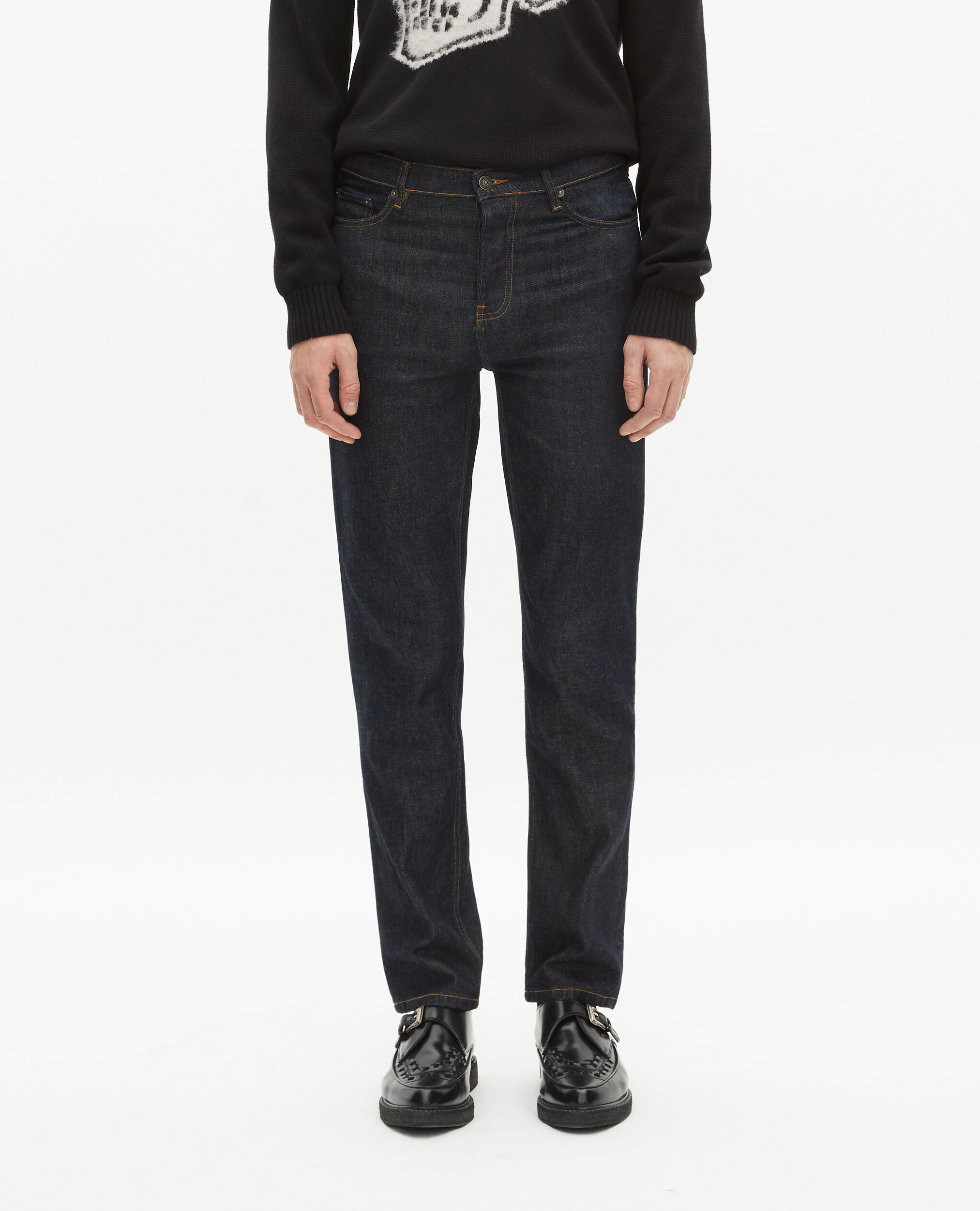 Jean slim denim bleu, BLUE RINSE, hi-res image number null