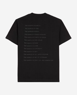 The Kooples FEMME BLACK t-shirt what is noir et léopard