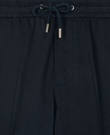 The Kooples HOMME BLACK pantalon en laine coupe droite noir 