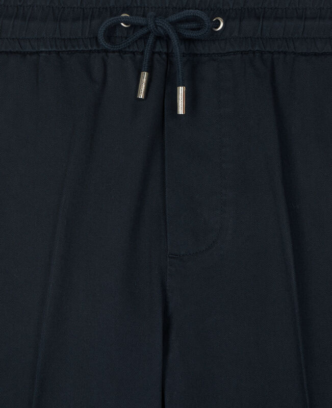 The Kooples HOMME BLACK pantalon en laine coupe droite noir 