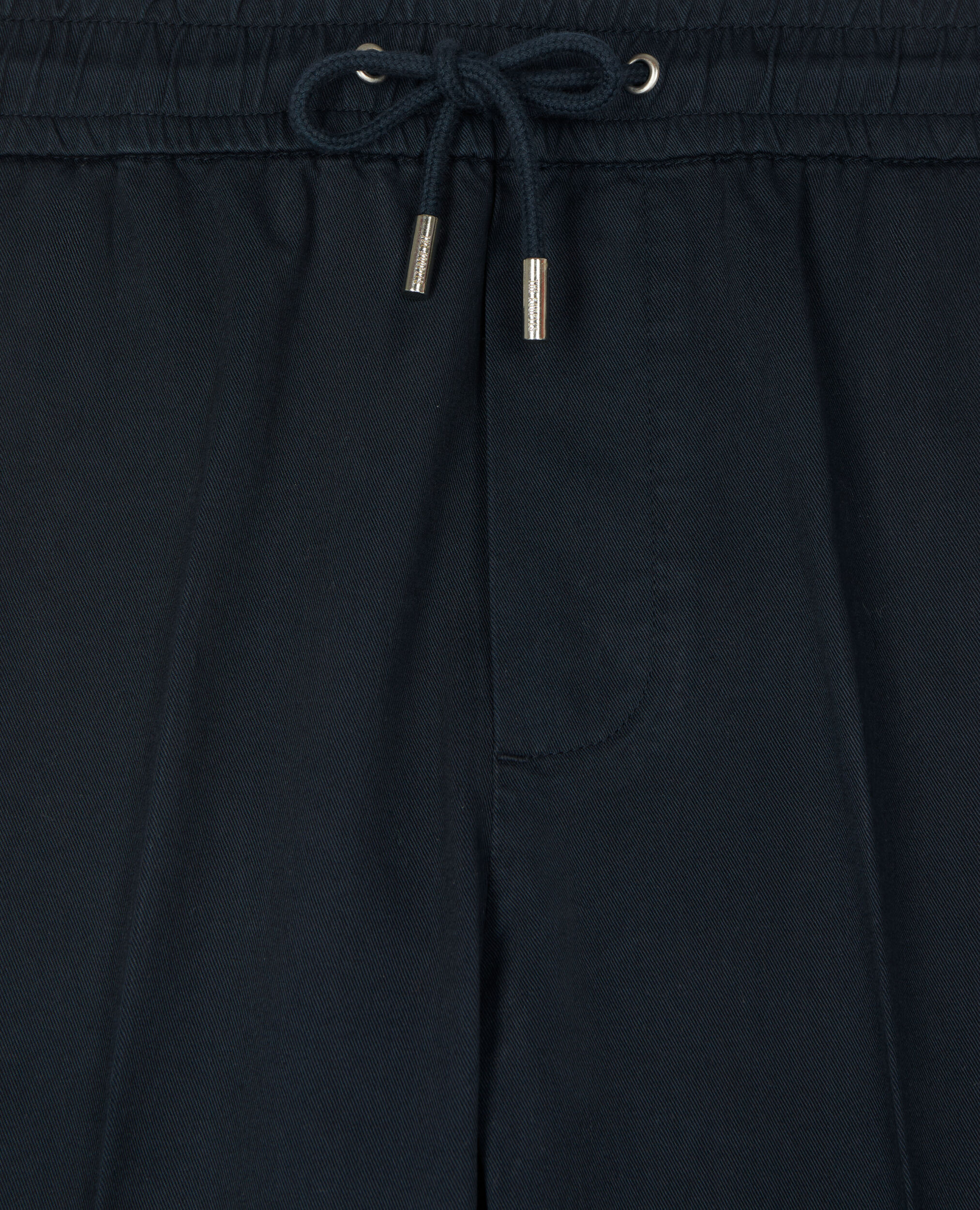 Pantalon en laine coupe droite noir , BLACK, hi-res image number null