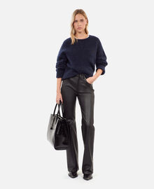 The Kooples FEMME BLACK sac ming xl en cuir noir