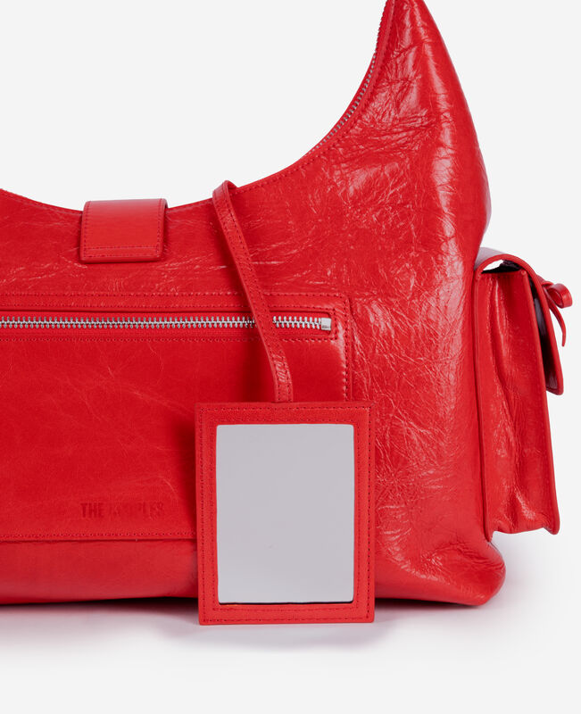 The Kooples FEMME RED sac amelia xl en cuir rouge