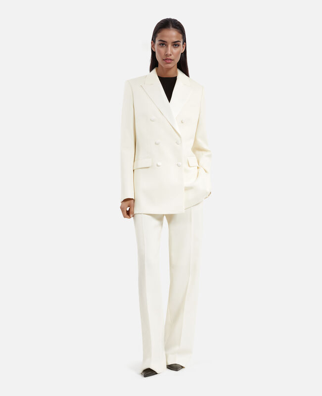 The Kooples FEMME ECRU veste de smoking écrue