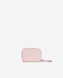 The Kooples FEMME PINK porte monnaie amelia en cuir rose