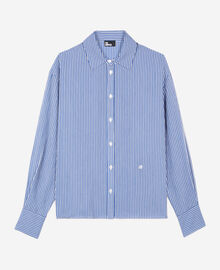 The Kooples FEMME BLUE WHITE chemise à rayures bleue