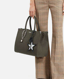 The Kooples FEMME KAKI sac cabas ming en canvas kaki