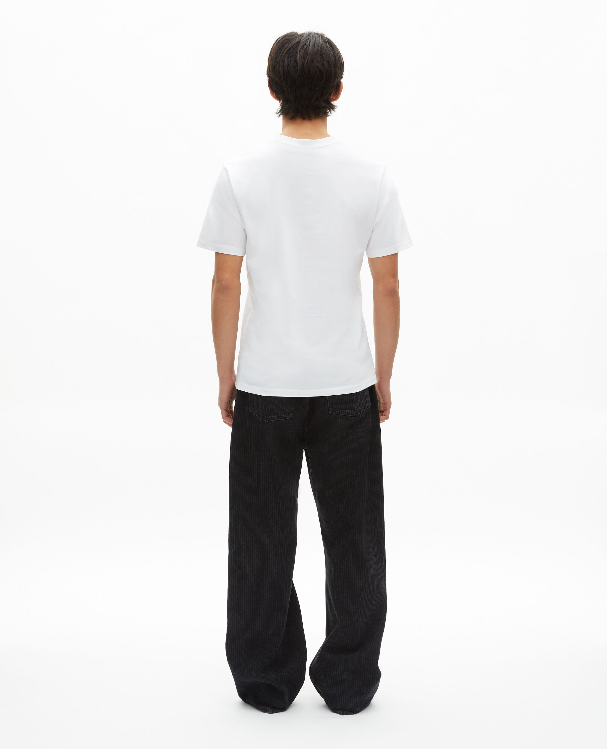 T-shirt avec flocage cœur blanc, WHITE, hi-res image number null