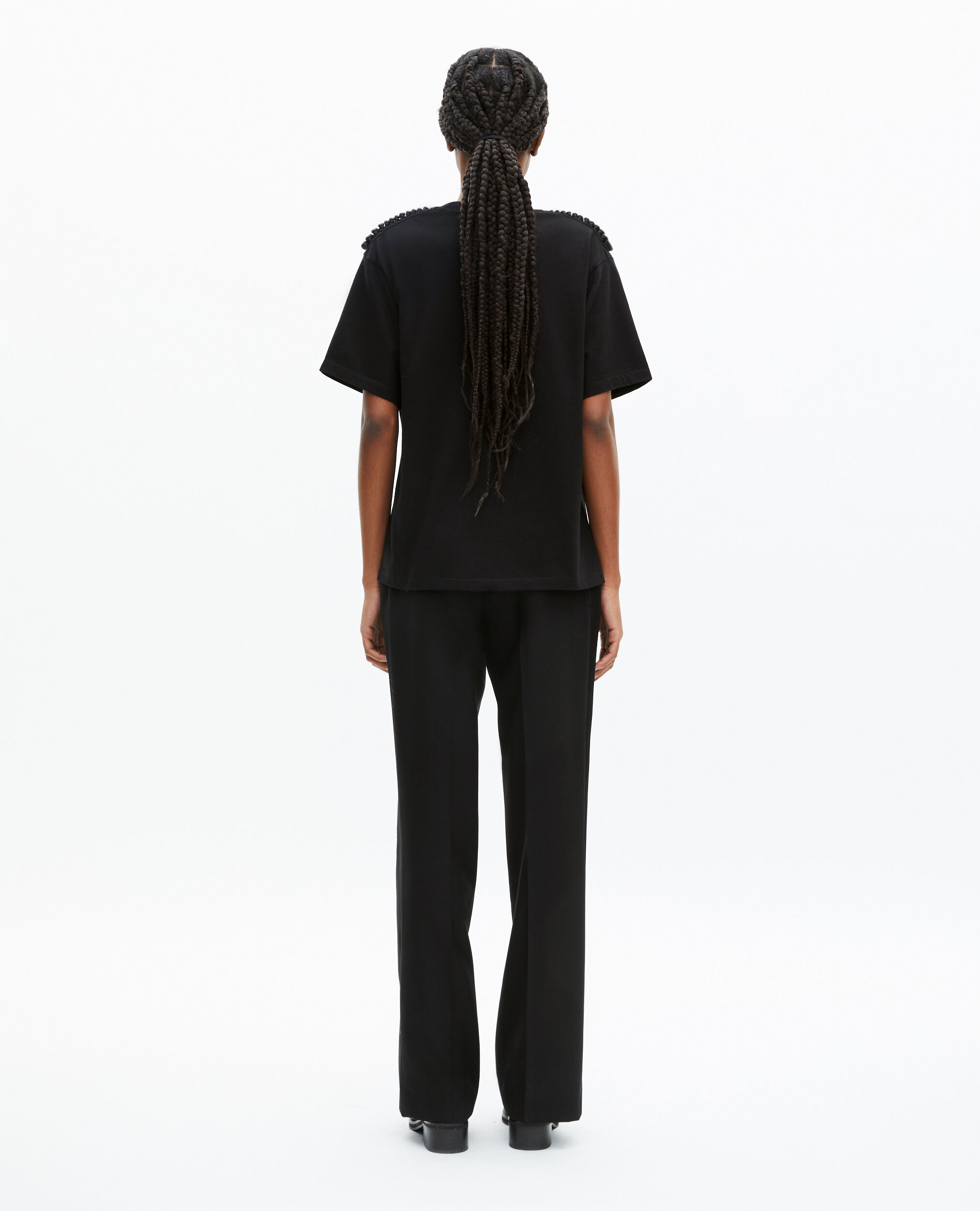 T-shirt avec chaînes noir, BLACK WASHED, hi-res image number null