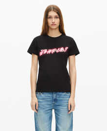 The Kooples FEMME BLACK t-shirt what is effet néon noir