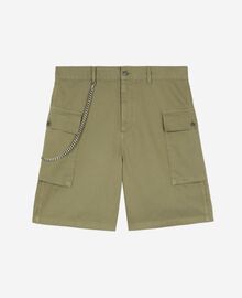 The Kooples HOMME KAKI bermuda cargo kaki