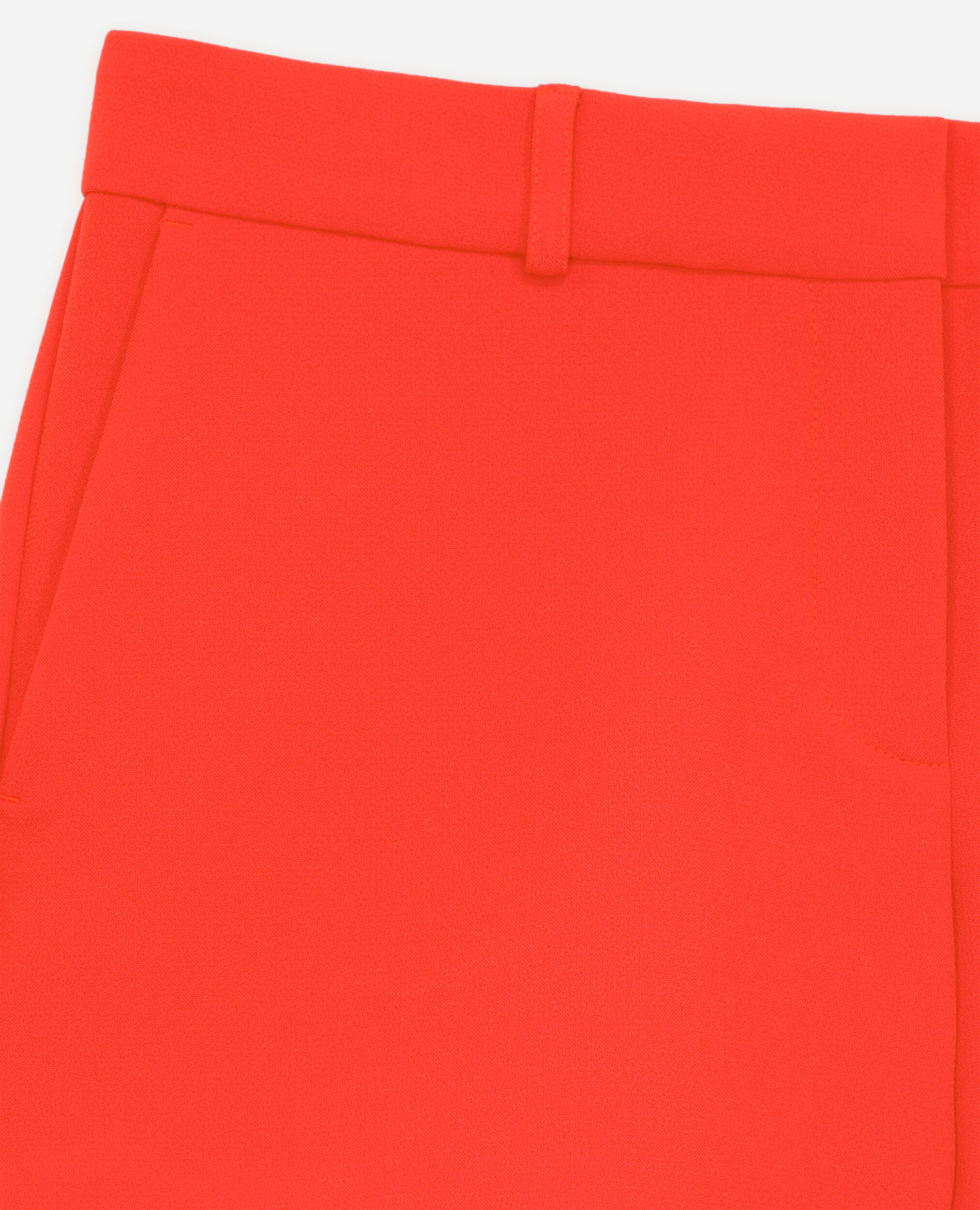 Short tailleur orange en crêpe, ORANGE, hi-res image number null