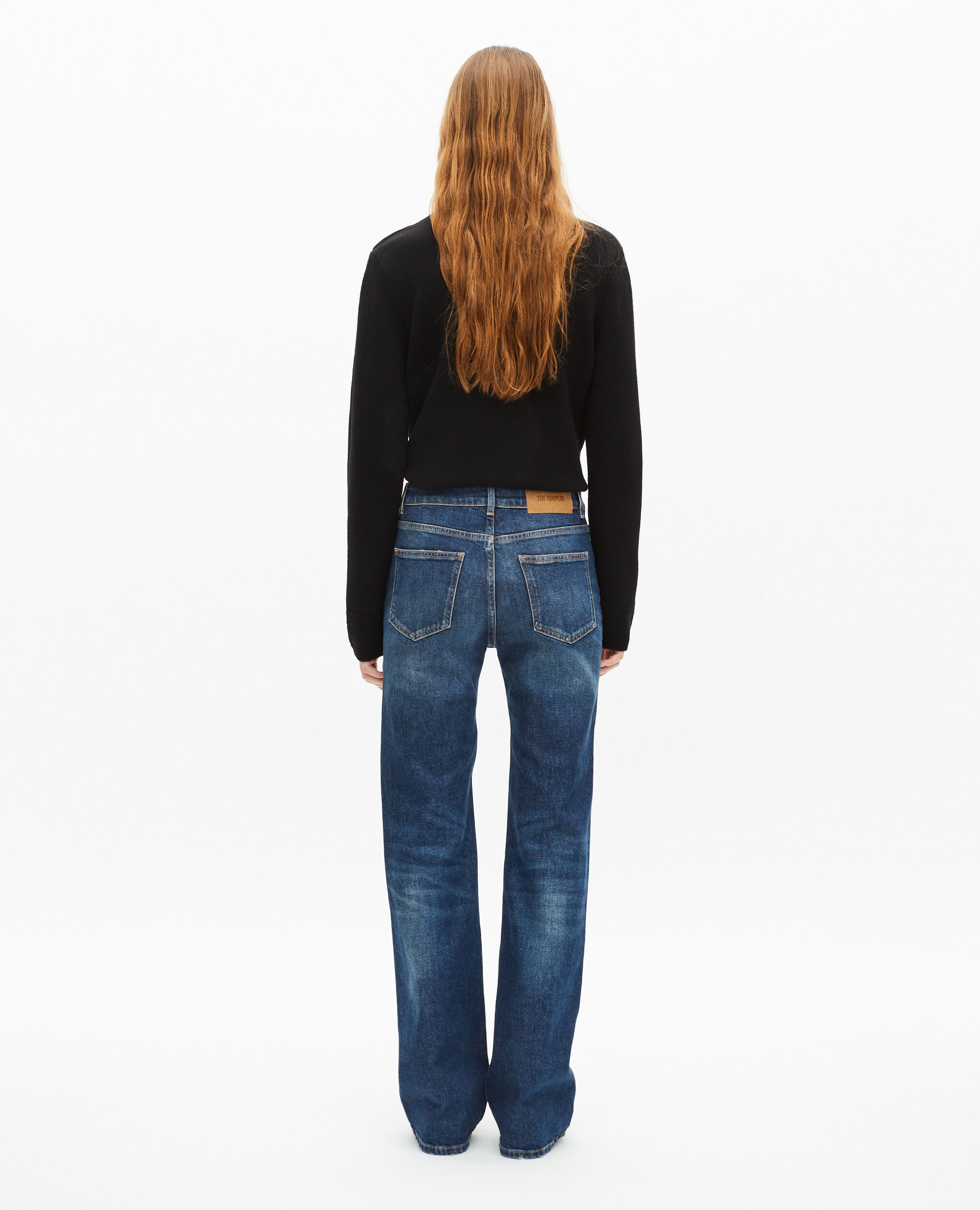 Jean taille basse flare bleu, BLUE ELECTRIC, hi-res image number null