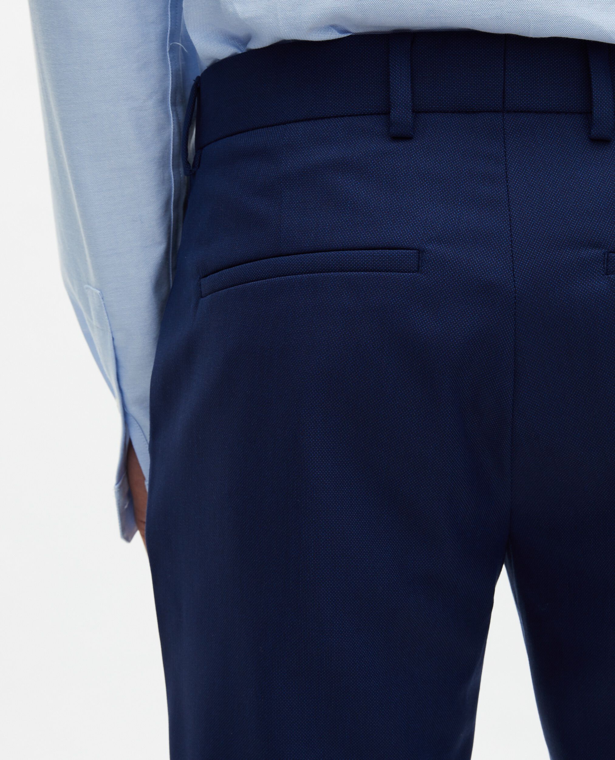 Pantalon de costume bleu, NAVY, hi-res image number null