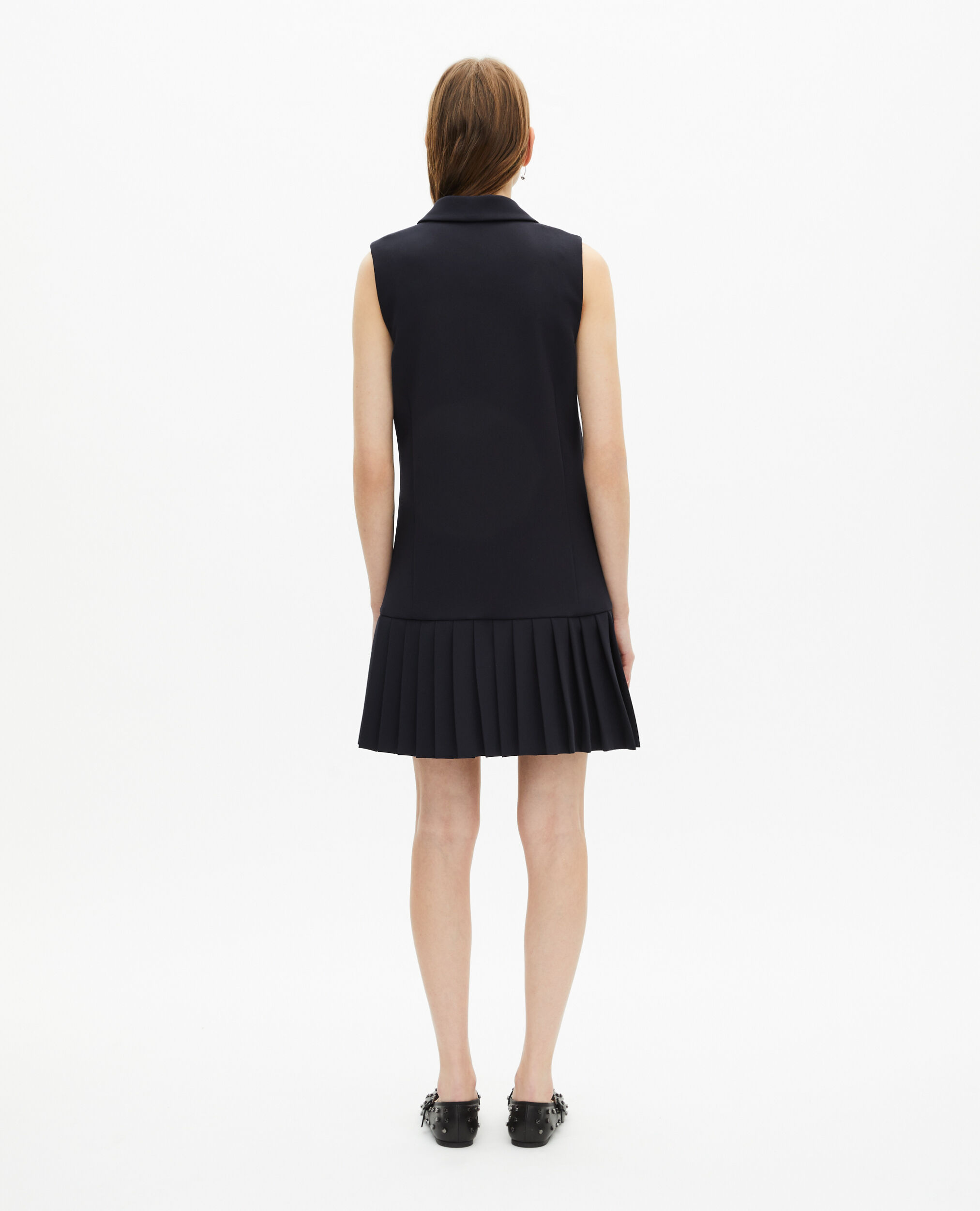 Robe tailleur courte marine, NAVY, hi-res image number null