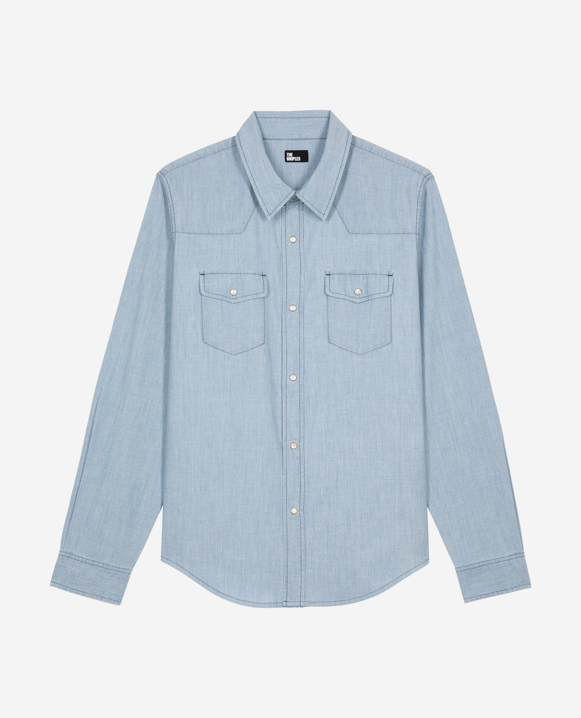 Chemise en denim bleu clair, BABY BLUE, hi-res image number null