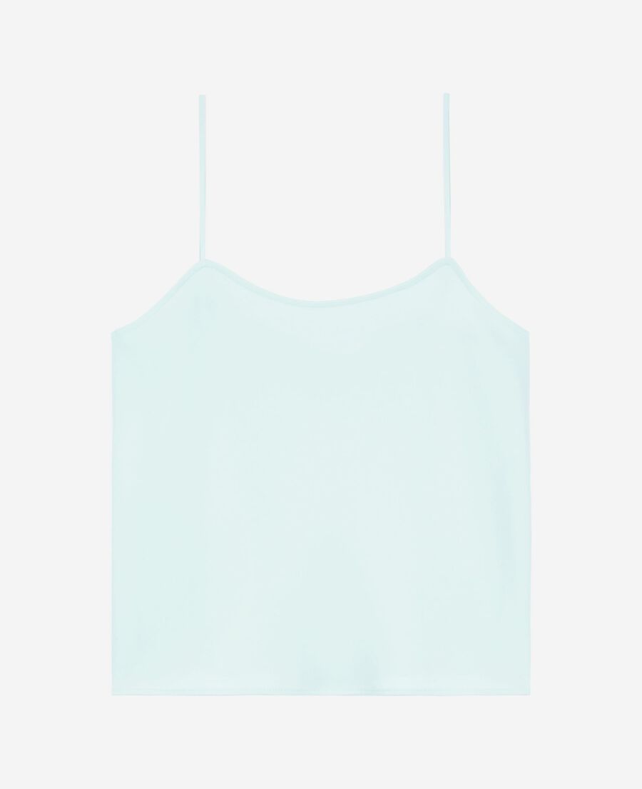 The Kooples FEMME BABY BLUE caraco bleu clair