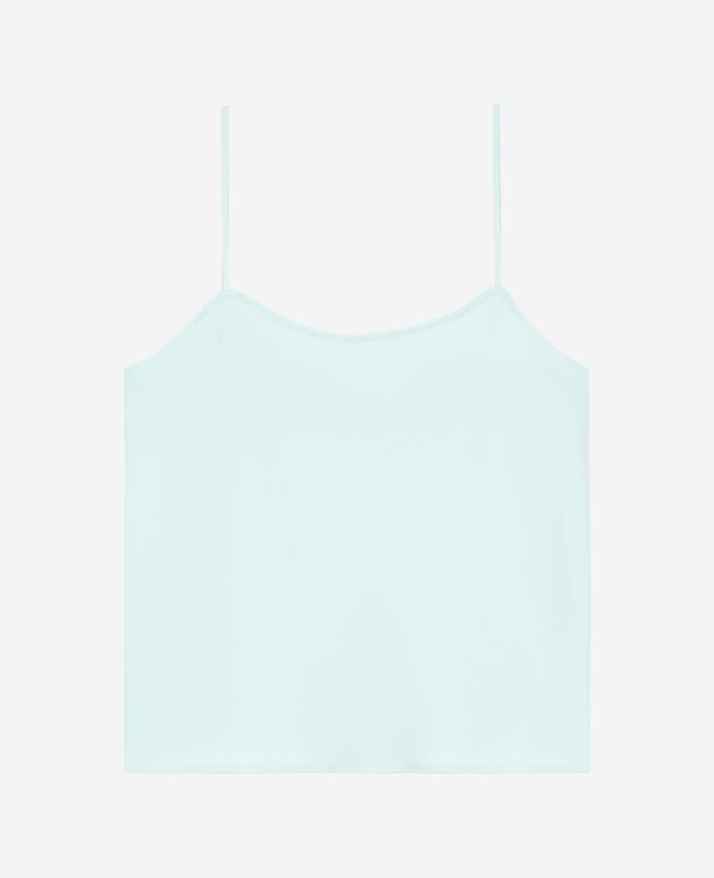 The Kooples FEMME BABY BLUE caraco bleu clair