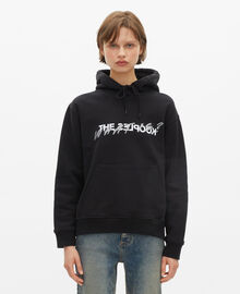 The Kooples FEMME BLACK sweatshirt à capuche what is avec strass noir
