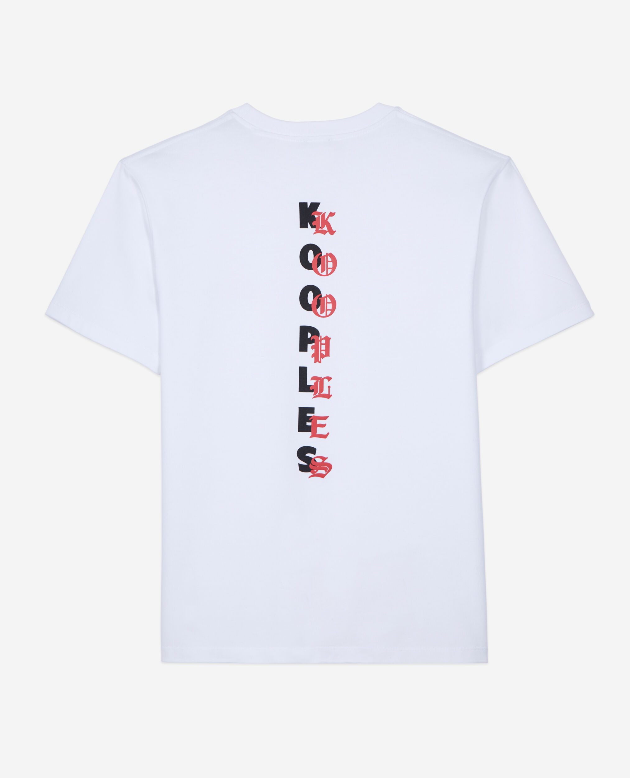 T-shirt avec sérigraphie logo blanc, WHITE, hi-res image number null