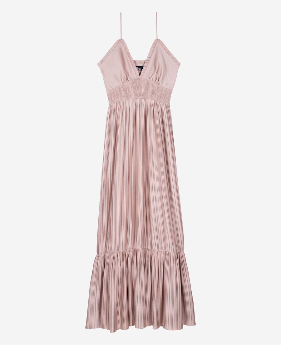 The Kooples WOMEN LILA long pink dress