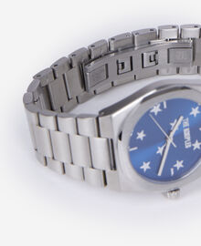 The Kooples MIXTE NAVY / SILVER montre avec étoiles argentée cadran bleu