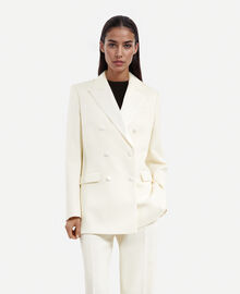 The Kooples FEMME ECRU veste de smoking écrue