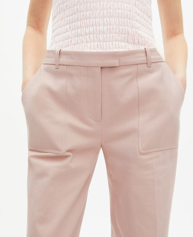 The Kooples FEMME LILA pantalon large rose clair