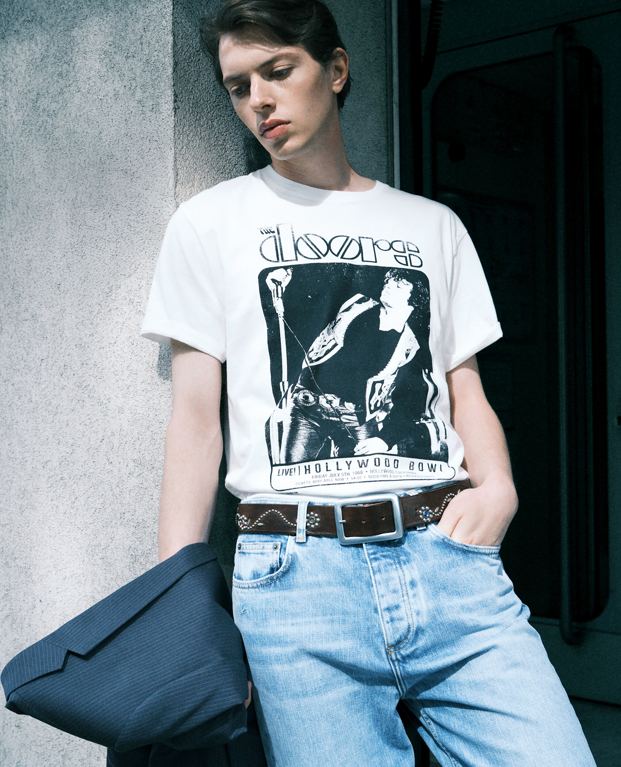 T-shirt mixte The Doors X The Kooples écru, ECRU, hi-res image number null