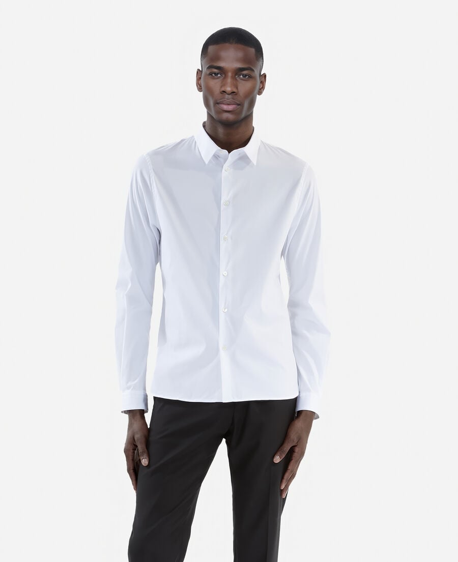 The Kooples HOMBRE WHITE camisa formal blanca popelina