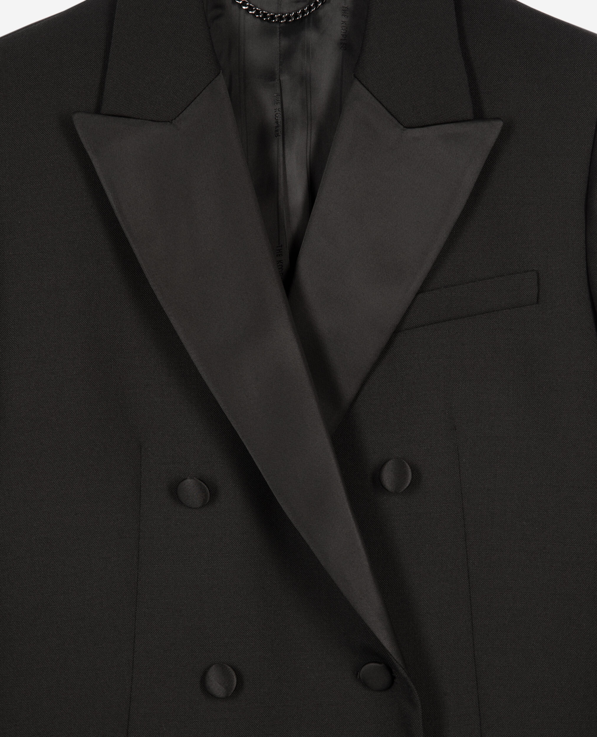 Veste de smoking noire, BLACK, hi-res image number null