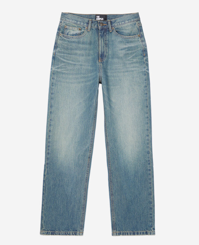 The Kooples FEMME USED RAPIECE jean boyfriend bleu