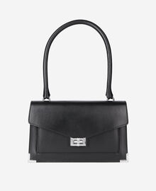 The Kooples FEMME BLACK sac emily porté épaule en cuir noir