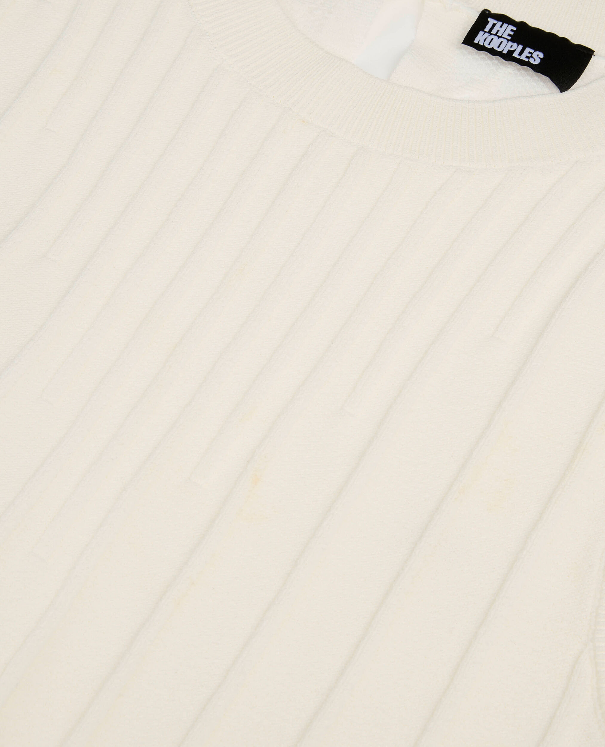 Top en maille blanc, WHITE, hi-res image number null