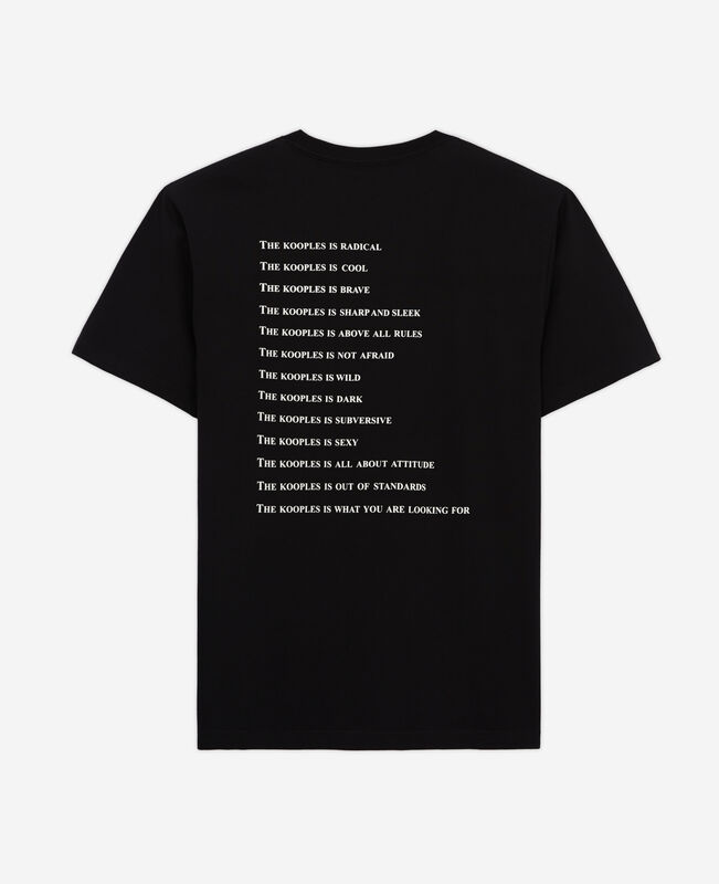 The Kooples HOMME BLACK t-shirt what is noir