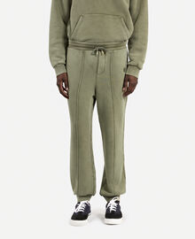 The Kooples HOMME KAKI jogging avec blason kaki