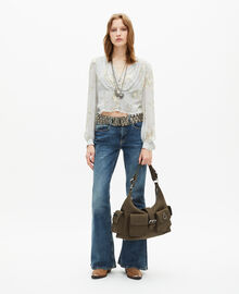 The Kooples FEMME BLUE top imprimé fleuri bleu