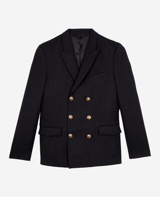 The Kooples MEN DARK NAVY navy blue wool jacket