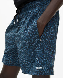 The Kooples HOMME BLUE maillot de bain imprimé bleu