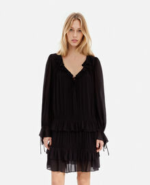 The Kooples FEMME BLACK STONE robe courte noire