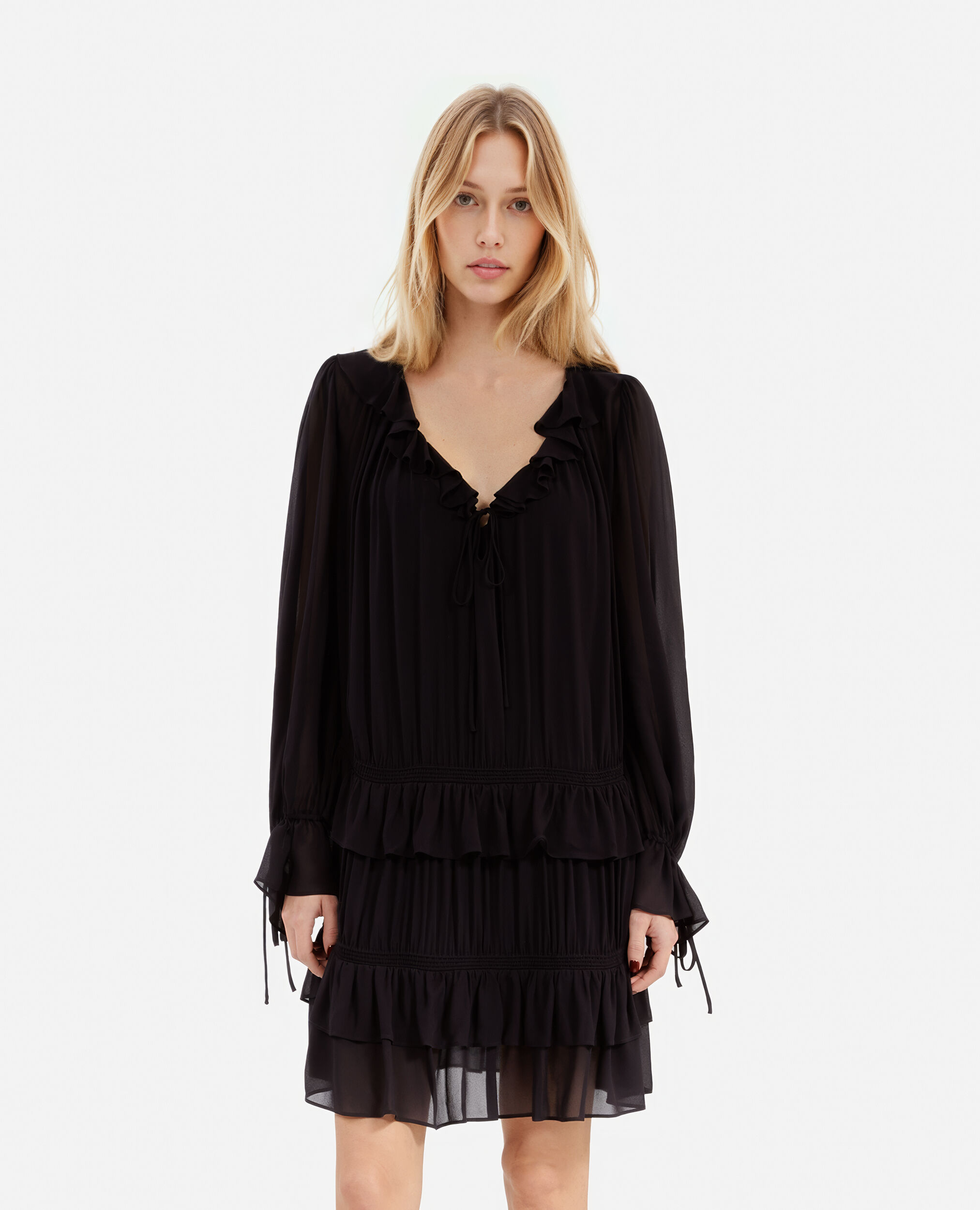 Robe courte noire, BLACK STONE, hi-res image number null