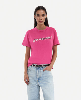 The Kooples WOMEN FUSHIA pink what is t-shirt