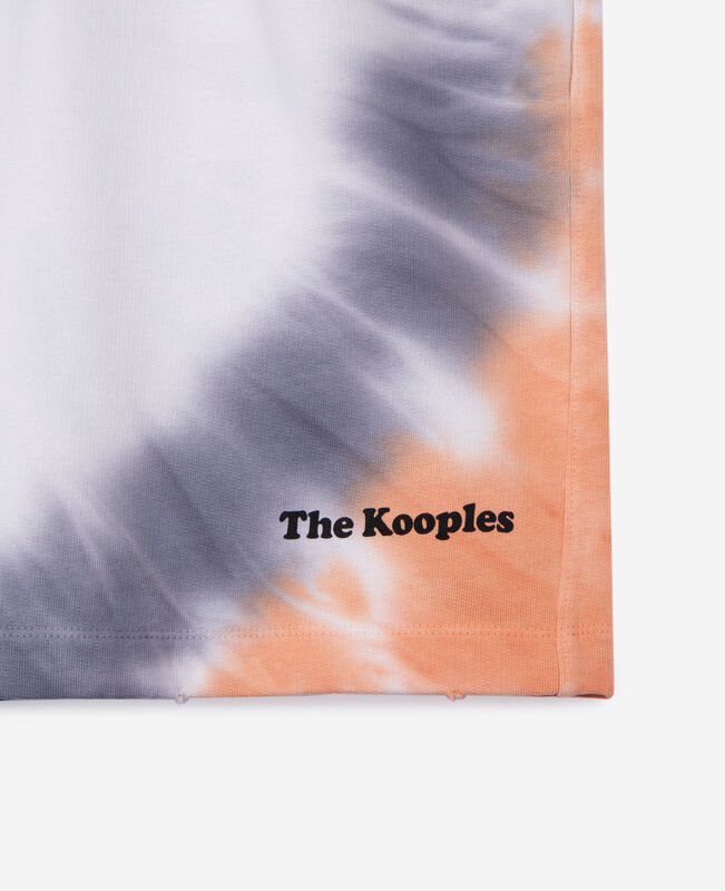The Kooples HOMME NEW LIGHT BLUE short imprimé tie and dye bleu